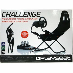 【箱説付き/良品】Playseat Challenge/プレイシート チャレンジ RC00002 レーシングシミュレータ 折り畳み ハンコン ゲーム PS5/PS4【69】