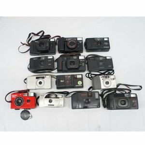 1円Canon/MINOLTA/FUJI/FUJIFILM/OLYMPUS/PENTAX/KONICA/maruman/RICOH/コンパクトフィルムカメラ 13台セット/05