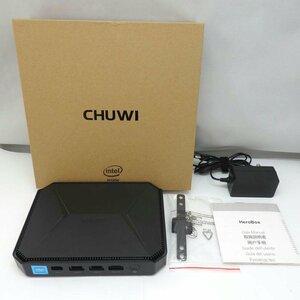 1円【美品】CHUWI ツーウェイ/HeroBox ミニPC 8GBメモリー 256GB Celeron Windows10/41