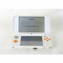 1円【一般中古】Nintendo 任天堂/Newニンテンドー2DS LL ホワイト×オレンジ/JAN-001/81_画像2