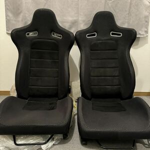 BNR34仕様シート ER34用レール　(レカロ Bride Recaro Bride純正 運転席 助手席 R34 GTR GT-Rニスモ 左右 )