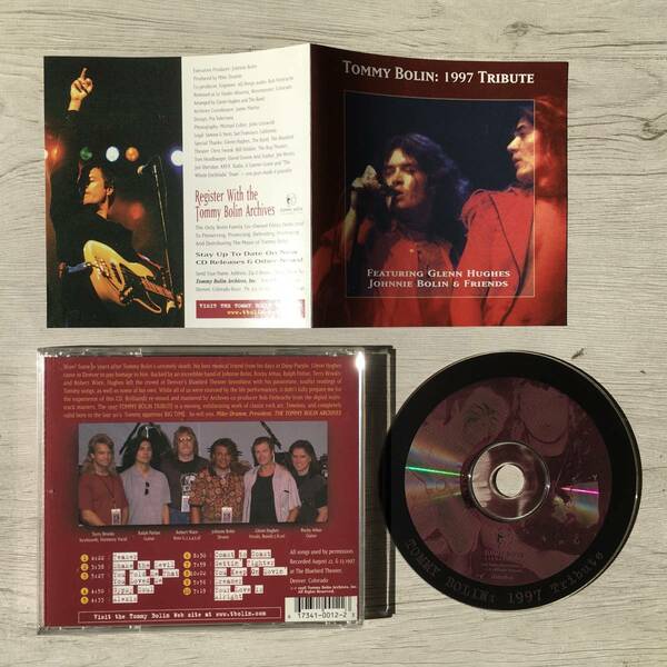 TOMMY BOLIN TOMMY BOLIN 1997 TRIBUTE US盤 GLENN HUGHES