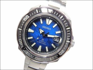 美品 SEIKO/セイコー◆プロスペックス/SBDY065◆4R35-03W0 Diver Scuba ダイバーズウォッチ 自動巻き デイト 青文字盤 回転ベゼル SS 箱付