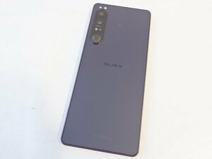 美品★ソニー XPERIA 1 IV ［XQ-CT44］ 512GB パープル■SIMフリー スマホ スマートフォン 本体