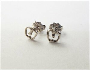 美品 TIFFANY&Co./ティファニー◆リンゴ ピアス/シルバー925◆アップル 林檎 ペアセット