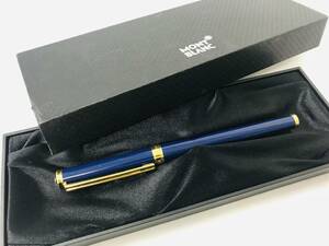 G3440 MONTBLANC モンブラン 万年筆 NOBLESSE OBLIGE ノブレスオブリージュ 14K 585 カートリッジ式 ネイビー