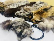 A536 Real Fur 毛皮 Foxマフラー ティペット 襟巻 顔 足 爪付き 詳細不明 おまとめ SAGA FOXなど リアルファー_画像6