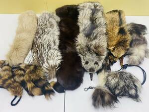 A536 Real Fur 毛皮 Foxマフラー ティペット 襟巻 顔 足 爪付き 詳細不明 おまとめ SAGA FOXなど リアルファー