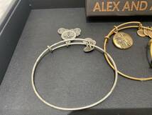 A635 ALEX AND ANI アレックス アンド アニ デザイン シルバー ワイヤー バングル ブレスレット ディズニー ミッキー ミニー DISNEY_画像2