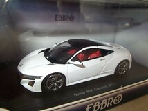 EBBRO Honda NSX Concept 2013 White 1/43 ホンダ NSX コンセプト 白 ミニカー エブロ_画像5