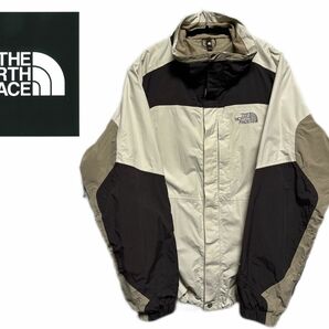 90s THE NORTH FACE ナイロンジャケット アースカラー XL 古着 ノースフェイス US規格 マウンテンジャケット