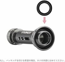 GOMEXUS ゴメクサス リールスタンド R4SR シルバー シマノ ダイワ 用 ボディキーパー Shimano Daiwa 48mm ケミホタル収納可能_画像8