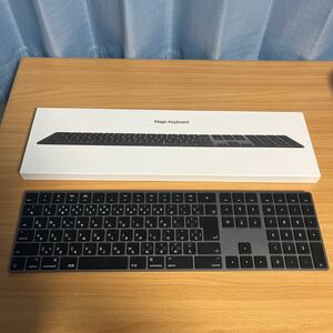 Apple アップル純正 Magic Keyboard マジックキーボード テンキー付き 日本語 JIS配列Space Gray MRMH2J/A A1843 美品