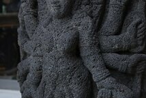 【開】カンボジアから６０年前に貿易商によって輸入 石仏 神仏 シヴァ神 石像 仏教美術_画像7