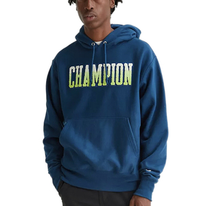 【新品本物 USA購入】Champion チャンピオン■ COLLEGIATE LOGO HOODIE ■ Dターコイズ / XL ■リバースウィーブ ロゴ パーカー 海外限定