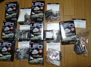 コナミ　謎の円盤UFO　シークレット　エリス中尉込　全7種　スカイダイバー　スカイ1 　シャードモービル　インターセプター　ルナキャリア