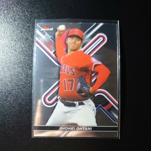 Topps Finest 2022 大谷翔平 ベースカード ① サインなし