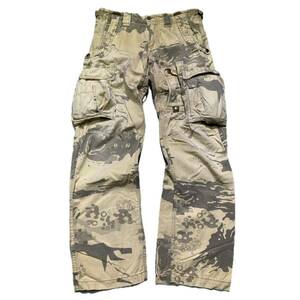 00s japan label camo cargo pants カーゴ 迷彩 ギミック Y2K パンツ griffin パラシュート バギー kapital ppfm Ralph Lauren 45rpm goa