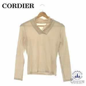 CORDIER コルディア カットソー ロンT トップス 長袖 レディース ベージュ 40 901-434 送料無料