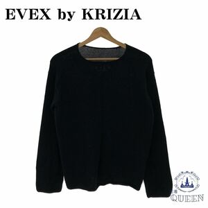 EVEX by KRIZIA エヴェックスバイクリツィア セーター ニット トップス 長袖 レディース ネイビー 40 901-323 送料無料