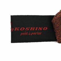 ☆極美品☆ HIROKO KOSHINO ヒロココシノ カットソー トップス ノースリーブ ハイネック レディース ワインレッド 11 日本製 901-112_画像5