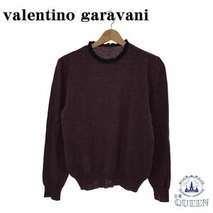 ☆美品☆ VALENTINO GARAVANI ヴァレンティノガラヴァーニ カーディガン セーター ニット レディース パープル 40 901-905 送料無料