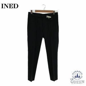 * beautiful goods * Ined INED pants slacks lady's black 7 901-888 free shipping 