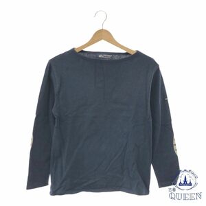 [ translation have ] SAINT JAMES St. James tops T-shirt cut and sewn casual long sleeve lady's navy France made 901-4317