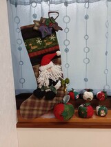 クリスマスソックス&りんご_画像3