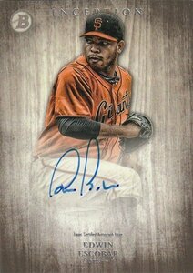 2014 BOWMAN INCEPTION Edwin Escobar RC Auto 日本ハム/横浜DeNA 来日外国人 エドウィン・エスコバー直筆サインカード