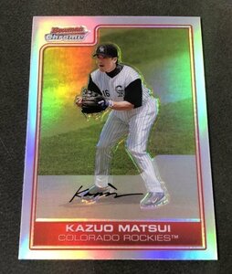 松井稼頭央 リフラクター 2006 BOWMAN CHROME REFRACTOR COLORADO ROCKIES