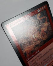 Magic:The Gathering/ONS 焦熱の火猫 Blistering Firecat/英1 FOIL_画像7