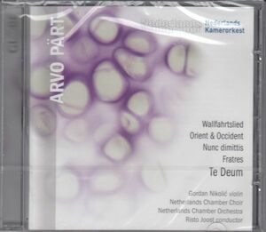 [CD/Globe]ペルト::テ・デウム&東洋と西洋&フラトレス他/G.ニコリッチ(vn)&R.ヨースト&オランダ室内管弦楽団 2012.3