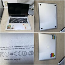 ノートパソコン まとめて 6台セット ジャンク MacBook Air A1370 / MacBook Pro A1278 / LIFEBOOK SH90/M / dynabook B25/36TB ノートPC_画像3