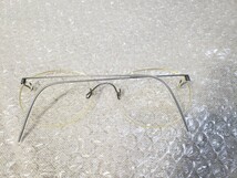 LINDBERG リンドバーグ AIR TITANIUM MADE IN DENMARK 眼鏡 メガネ 度入り？ デンマーク製 めがね フチ無し ケース付_画像9