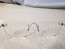 LINDBERG リンドバーグ AIR TITANIUM MADE IN DENMARK 眼鏡 メガネ 度入り？ デンマーク製 めがね フチ無し ケース付_画像8