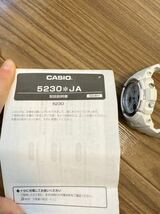 CASIO カシオ G-SHOCK ソーラー 腕時計 ホワイト 5230 AWG-M100SMW 取扱説明書付_画像5