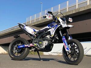 Drip Racing Products WR250X・R用 白樹脂製モタードフェンダー