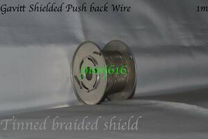 Gavitt Shielded Push back Wire 網線 切り売り(1m)Tinned braided shield ギャビット 7本撚り線 Gibson type 配線材 音響用ケーブル