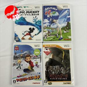 wiiソフトまとめ売り/ミッキーマウスと魔法の筆/スイングゴルフパンヤ/バイオハ