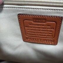 COACH コーチ　オールレザー　トートバッグ_画像9