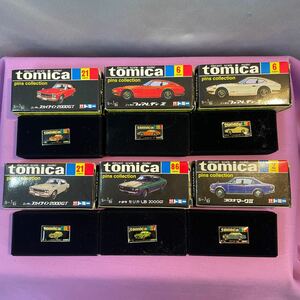 【TOMICA】pins collection FAIRLADY Z スカイライン2000GT トヨタ セリカLB 2000GT コロナ マークⅡ ピンバッジ　6個