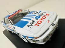 国産名車/'88 Toyotaトヨタ Supraスープラ Turboターボ Tom'sトムス MINOLTAMINOLTA 1/24 絶版 高速有鉛 旧車_画像5