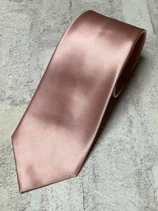 新品大サービス　高級無地　　日本製ソリッドネクタイ　綺麗なピンク系　 シルク100%お買い得サービス