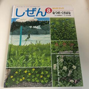 m8a-005 しぜん キンダーブック なつのくさばな 萩原信介 大片忠明 平成24年 フレーベル館 絵本 教育 勉強 幼児 児童 小学生 園児