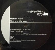 UKブリストル・アンダーグラウンド・テクノ Martyn Hare - This Is A Warning /Holzplatten HOLZPLATTEN 070_画像1