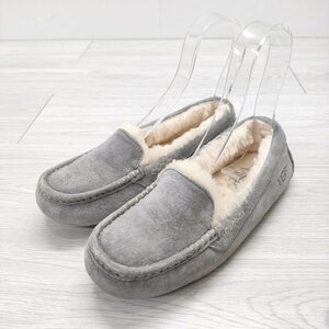 3-1103A◎UGG モカシンシューズ ボア フラットシューズ サイズ23cm シューズ・靴 グレー アグ 225118