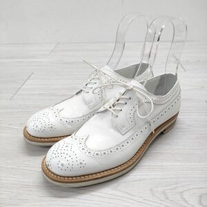 UNITED ARROWS gentle shoes ウイングチップシューズ サイズ36.5 レザー シューズ・靴 ホワイト ユナイテッドアローズ 3-1025G 224487