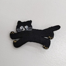 SOU・SOU 新品 ねこ刺繍飾り バッジ 4個セット ブローチ 多色 ソウソウ 3-1108G 225934_画像4