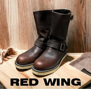 希少レッドウイングREDWING2970ペコスブーツ★オイルド・チョコレート★クレープソール★7D